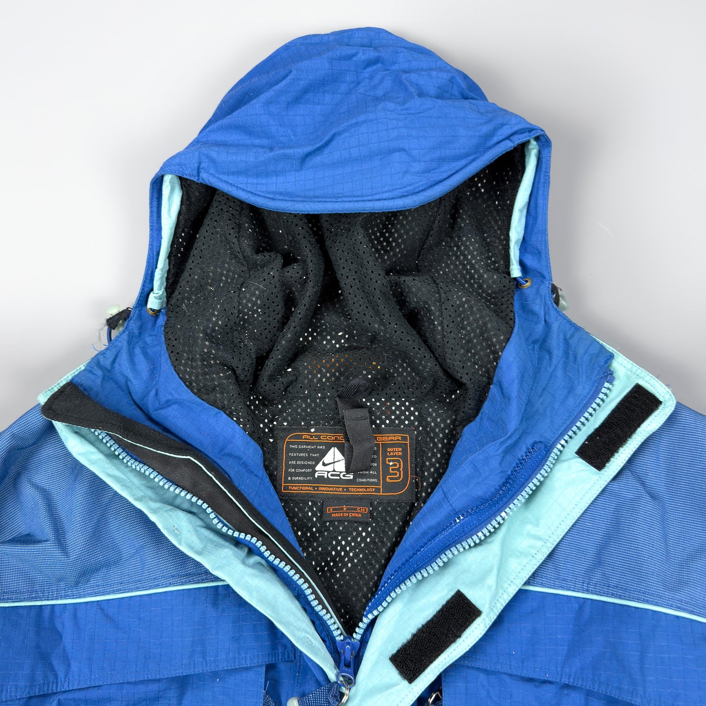 Nike ACG 90's Heavy Duty Technical Zip-Stop Parka Ski Jacket - Size: Small / Medium