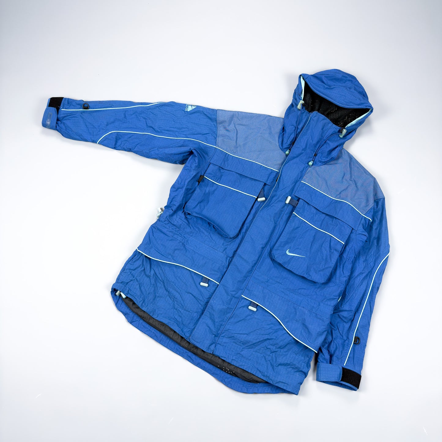 Nike ACG 90's Heavy Duty Technical Zip-Stop Parka Ski Jacket - Size: Small / Medium