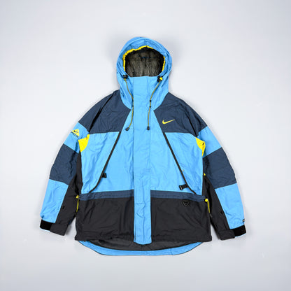 Nike ACG 90's Blue / Yellow Technical Storm Fit Jacket - Size: Small / Medium