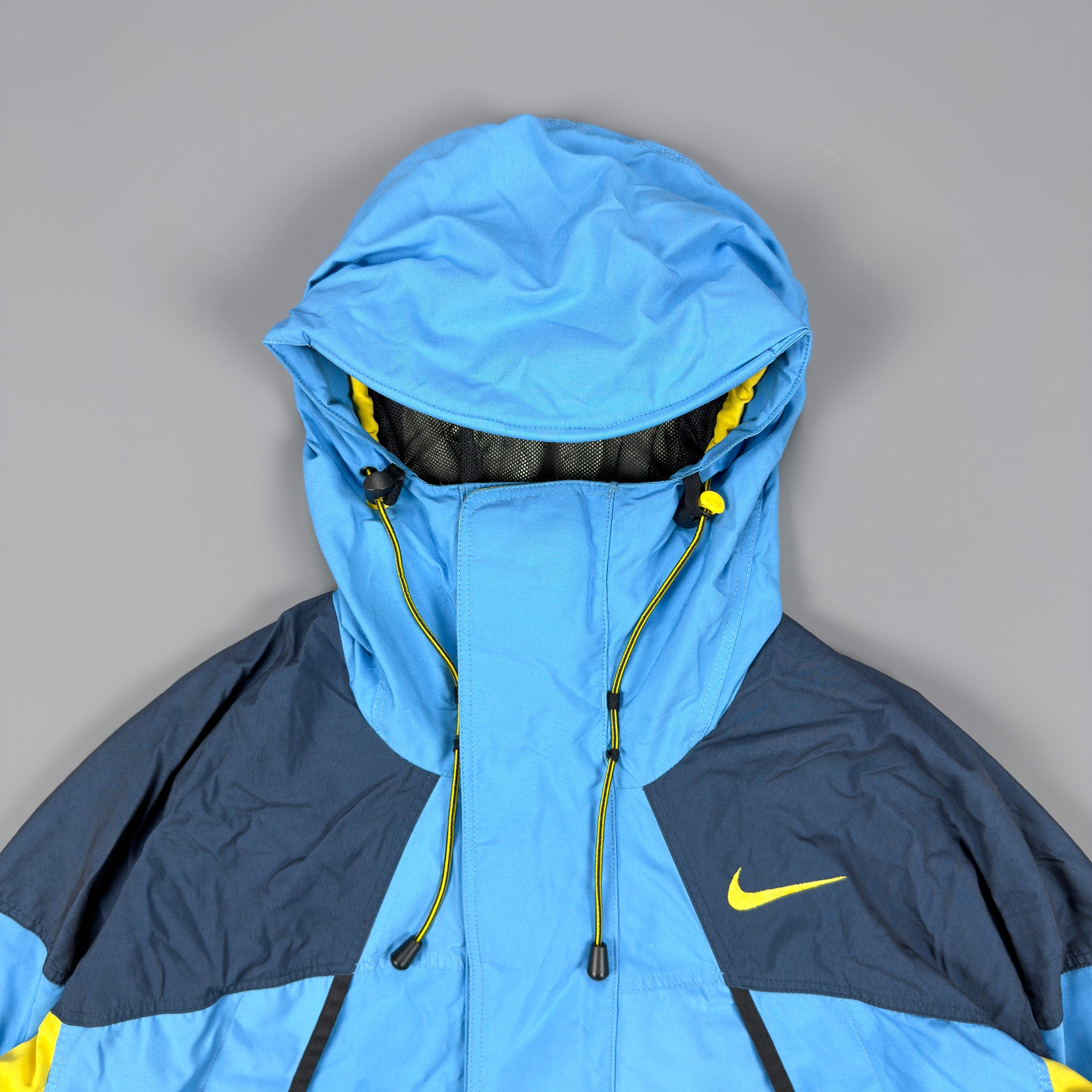 Nike ACG 90's Blue / Yellow Technical Storm Fit Jacket - Size