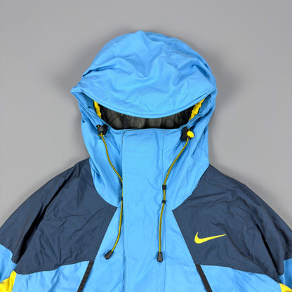Nike ACG 90's Blue / Yellow Technical Storm Fit Jacket - Size: Small / Medium