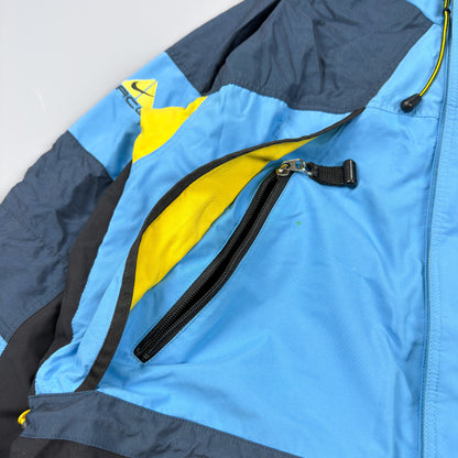 Nike ACG 90's Blue / Yellow Technical Storm Fit Jacket - Size: Small / Medium