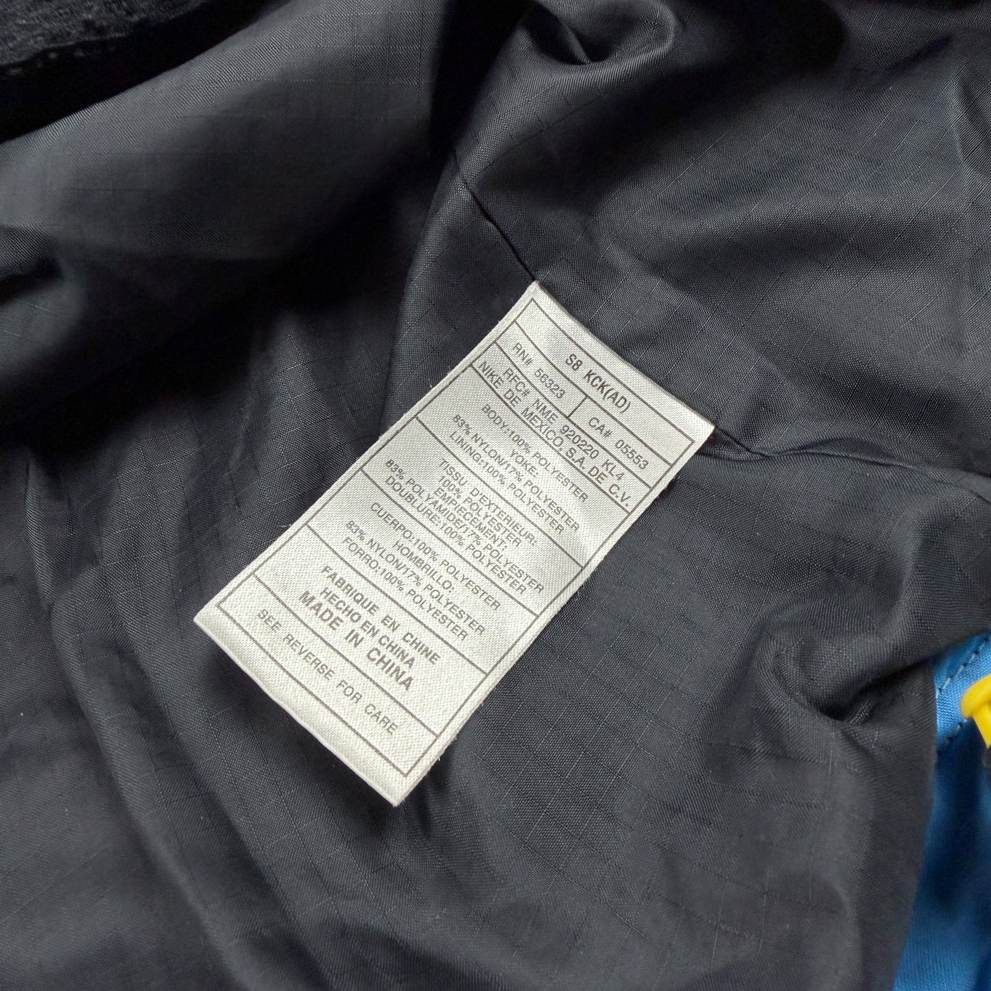 Nike ACG 90's Blue / Yellow Technical Storm Fit Jacket - Size: Small / Medium