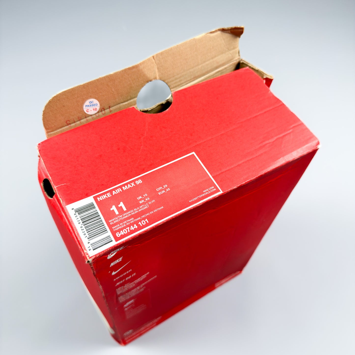 Nike Air Max 98 OG 'Team Orange' - 2014 - Size: UK10