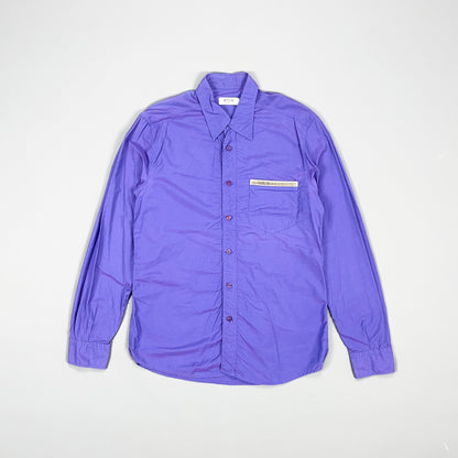 Moschino Jeans Lenticular Shimmer Purple Shirt - Size: Medium