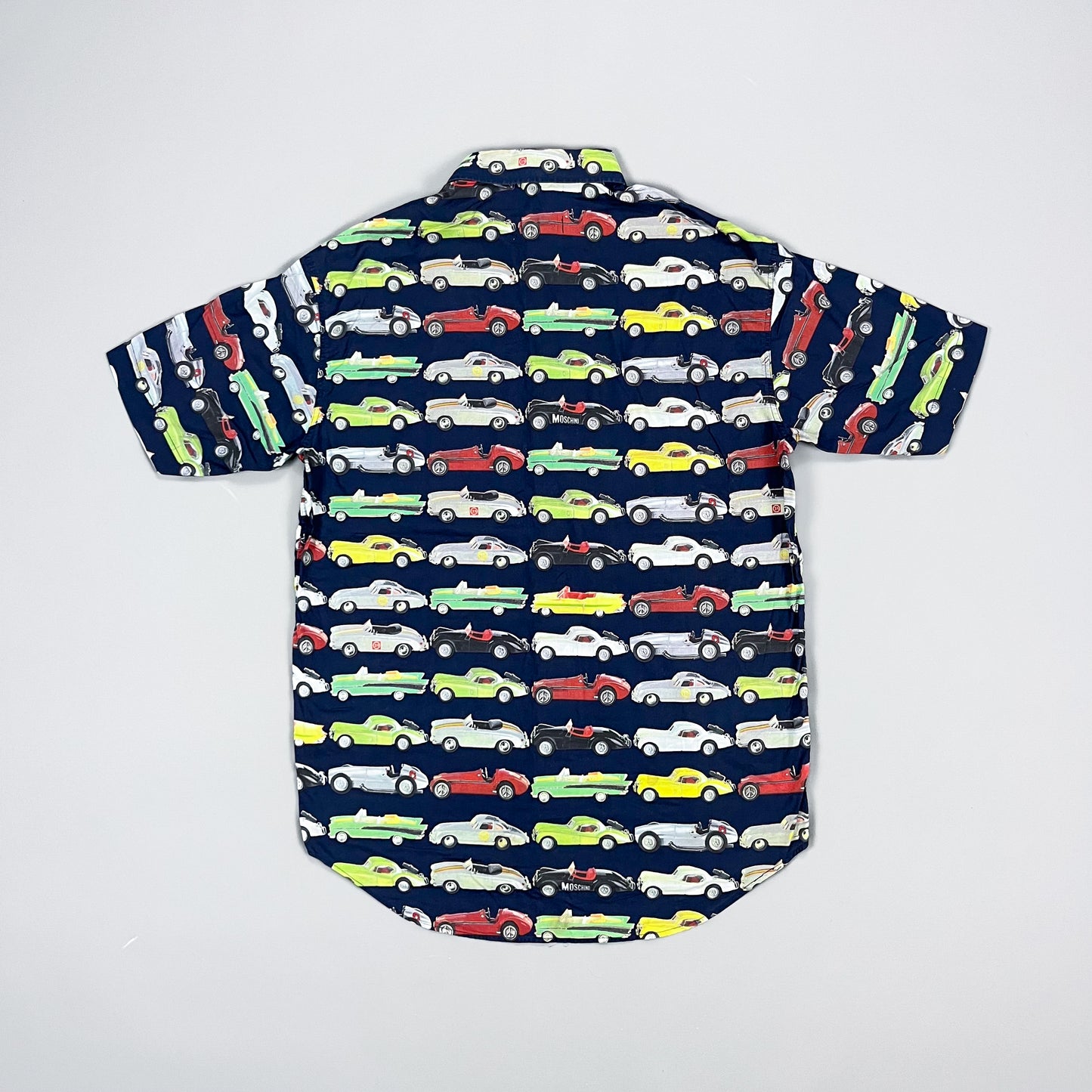 Moschino Jeans 'Classic Cars' Short Sleeve Shirt - Size: Medium