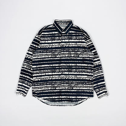 Moschino Jeans 'Stay on line' Long Sleeve Shirt - Size: Large