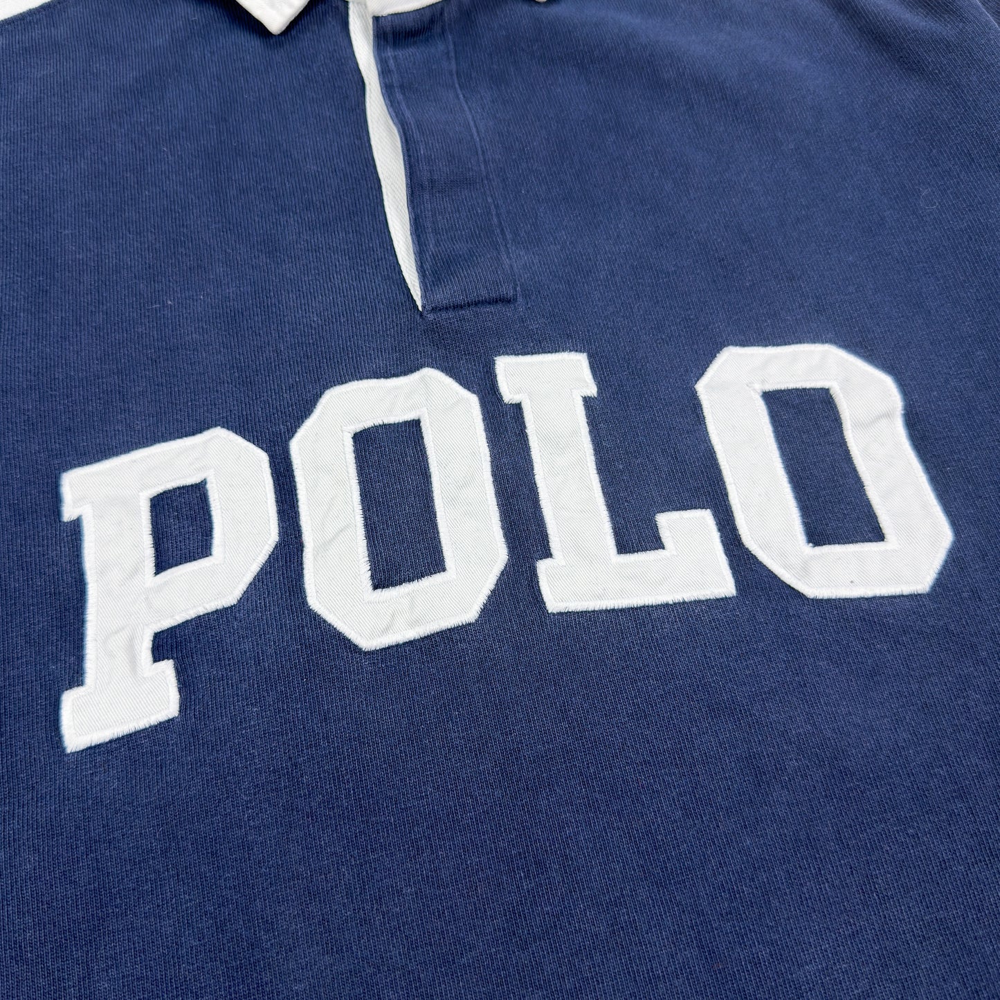 Polo Sport Ralph Lauren Sellout Rugby Shirt - Navy / White - Size: Medium