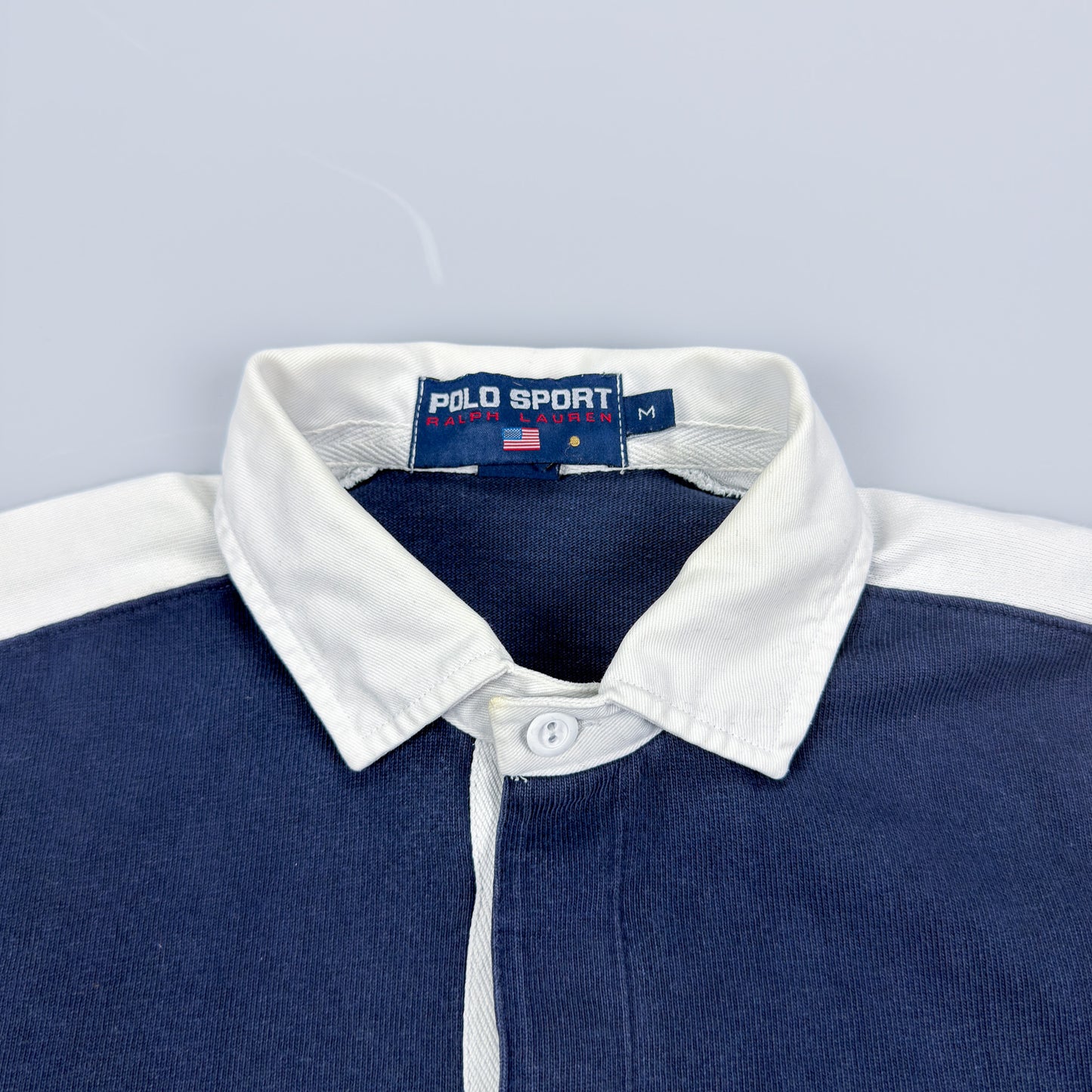 Polo Sport Ralph Lauren Sellout Rugby Shirt - Navy / White - Size: Medium