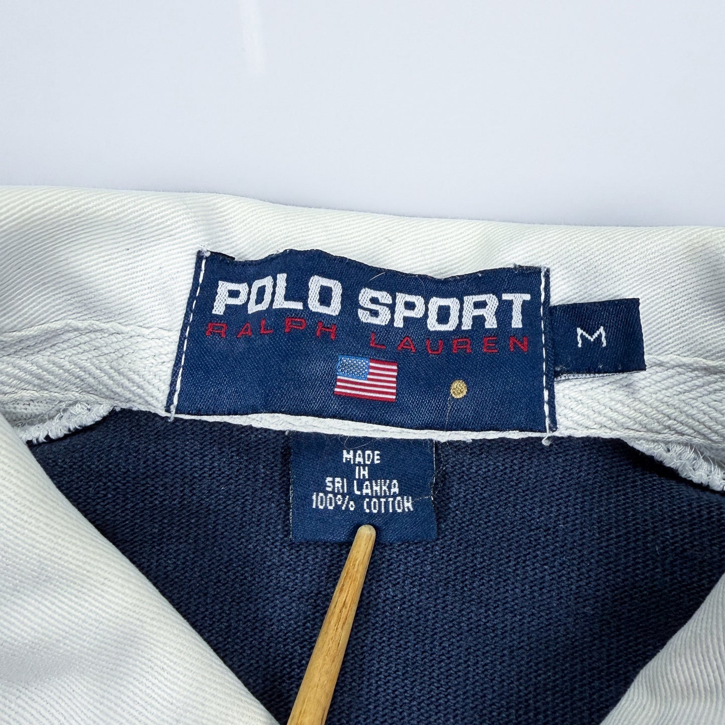 Polo Sport Ralph Lauren Sellout Rugby Shirt - Navy / White - Size: Medium