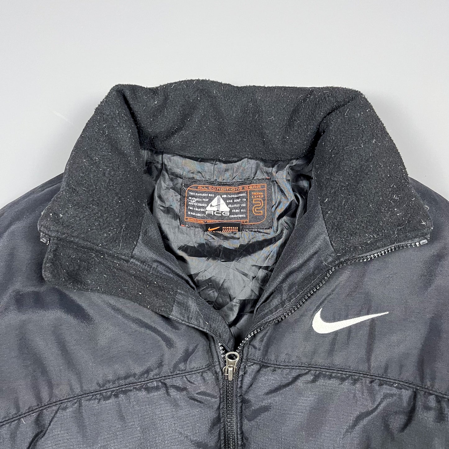 Nike ACG 90's Black Goose Down Puffer Jacket - Size: Small