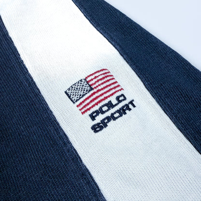 Polo Sport Ralph Lauren Sellout Rugby Shirt - Navy / White - Size: Medium
