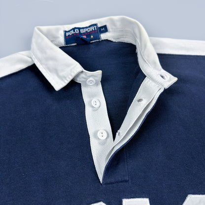 Polo Sport Ralph Lauren Sellout Rugby Shirt - Navy / White - Size: Medium