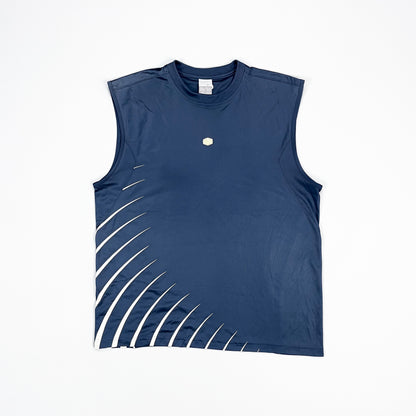 Nike Air Max Navy Hex Vest Tank Top - Size: Large
