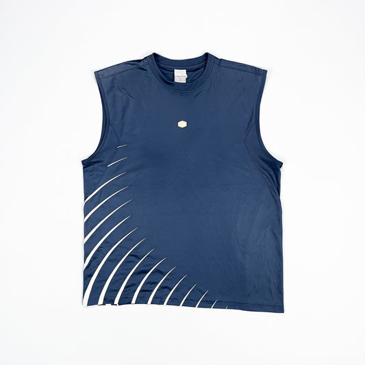 Nike Air Max Navy Hex Vest Tank Top - Size: Large