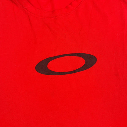 Oakley Ellipse Red Vest Tank Top - Size: Medium/Large