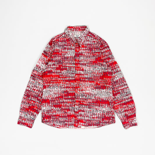 Moschino Jeans 'Kaos' Print Shirt - Size: XXL