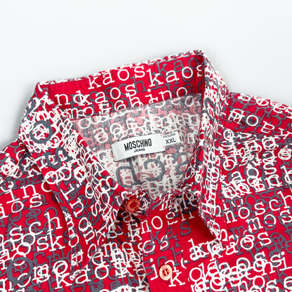 Moschino Jeans 'Kaos' Print Shirt - Size: XXL