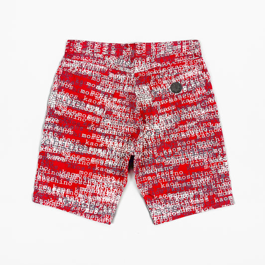 Moschino Jeans 'Kaos' Print Shorts Jorts - Size: 35"