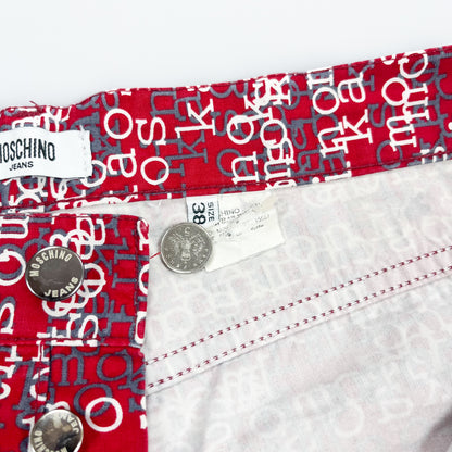 Moschino Jeans 'Kaos' Print Shorts Jorts - Size: 35"