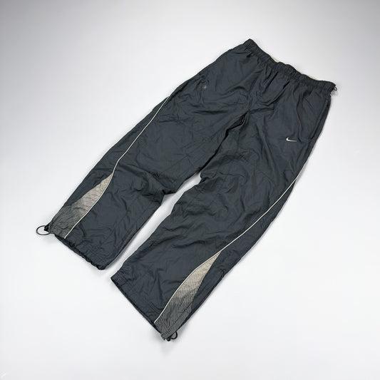 Nike Early 2000's Shox Jogger Tracksuit Bottoms - Black / Grey / Orange - Size: Medium