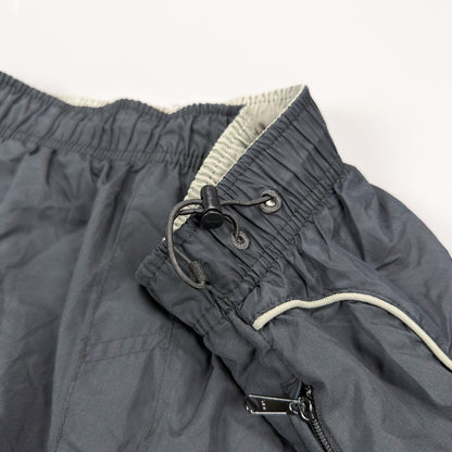 Nike Early 2000's Shox Jogger Tracksuit Bottoms - Black / Grey / Orange - Size: Medium