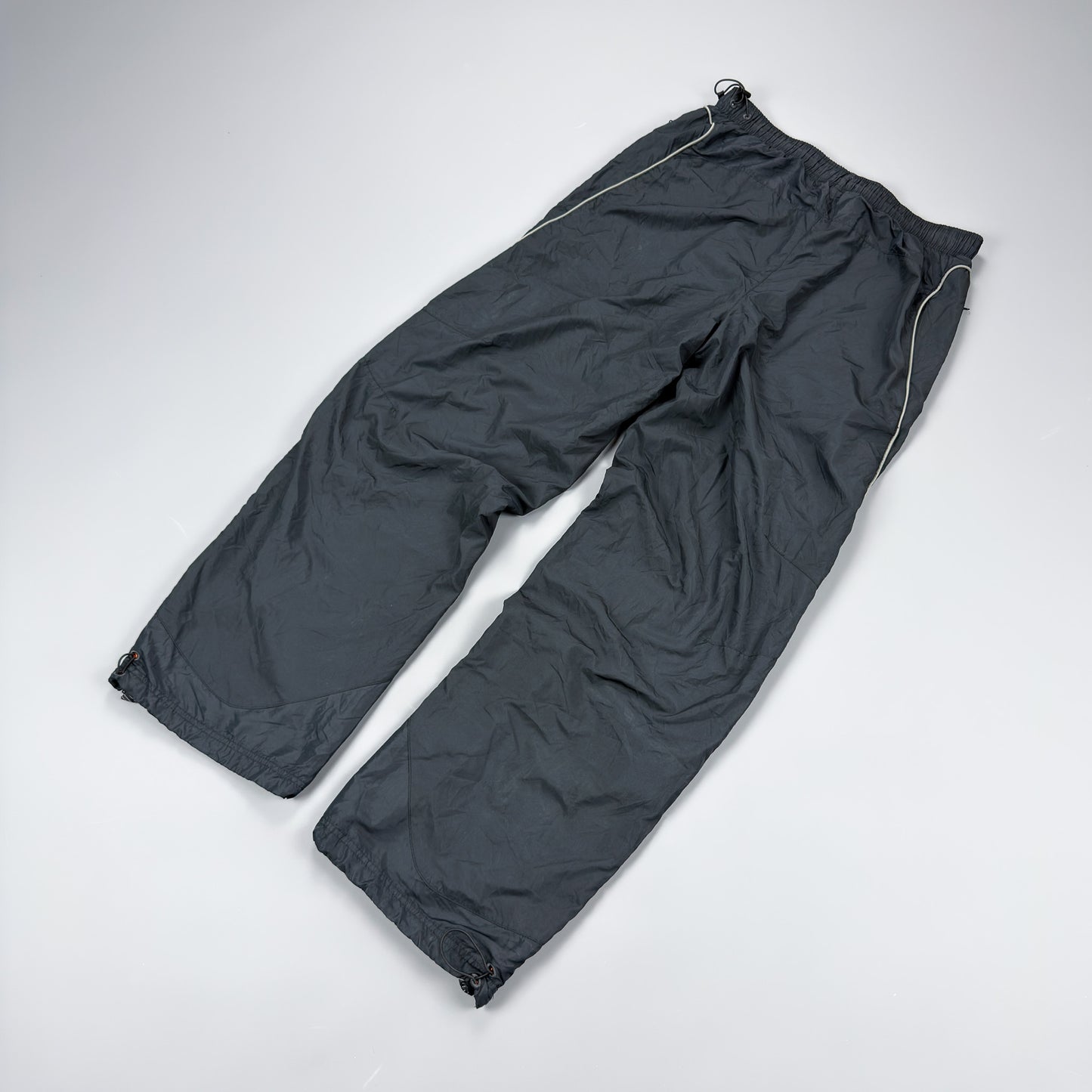 Nike Early 2000's Shox Jogger Tracksuit Bottoms - Black / Grey / Orange - Size: Medium