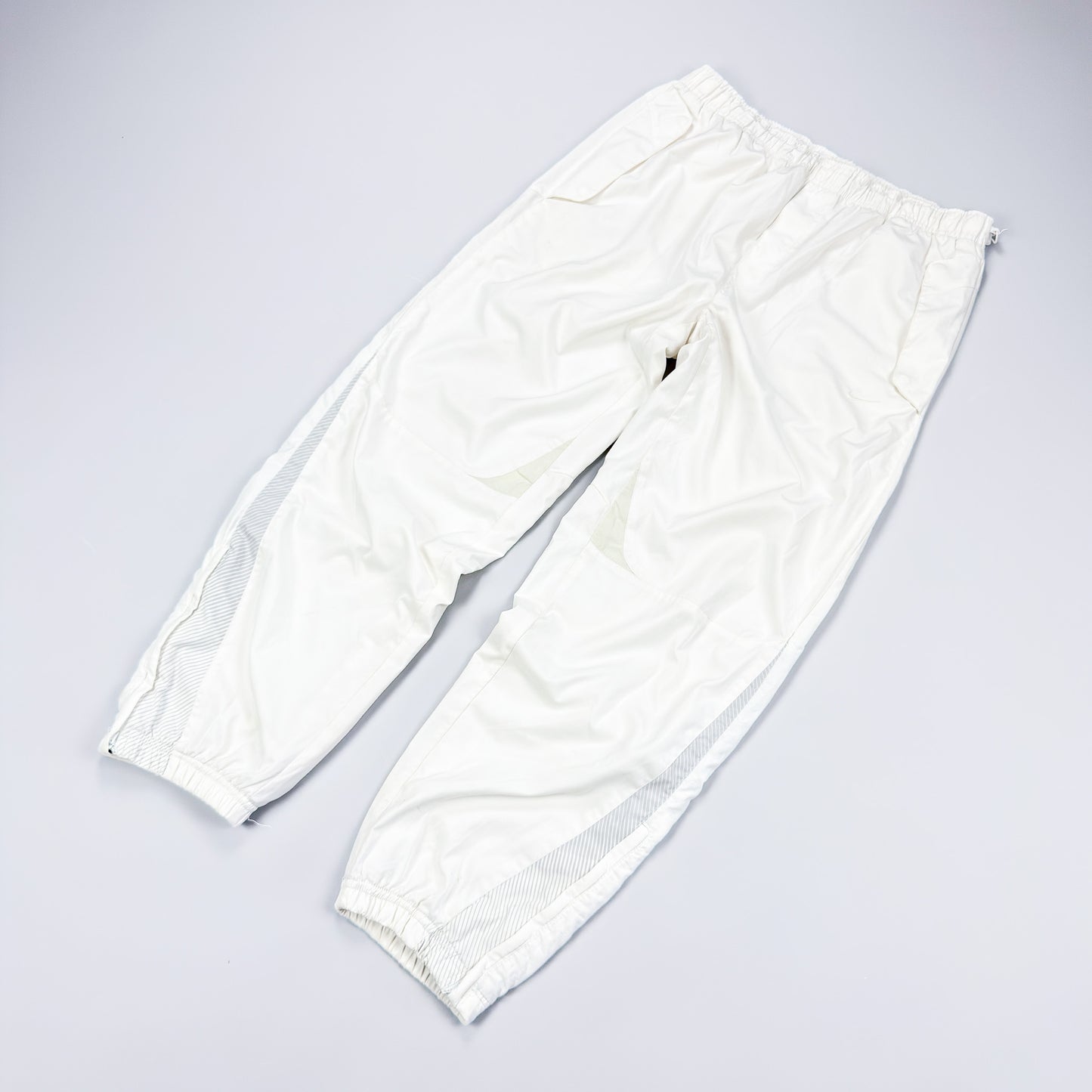 Nike Early 2000's Shox Joggers Tracksuit Bottoms - White / Grey - Size: Large