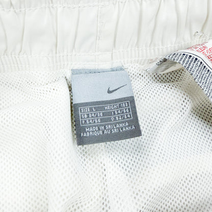 Nike Early 2000's Shox Joggers Tracksuit Bottoms - White / Grey - Size: Large