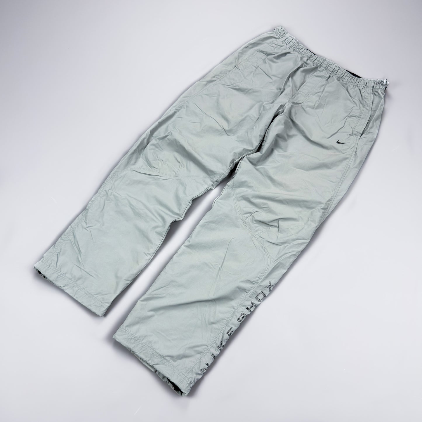 Nike Early 2000's Shox Joggers - Grey / Black - Size: Large