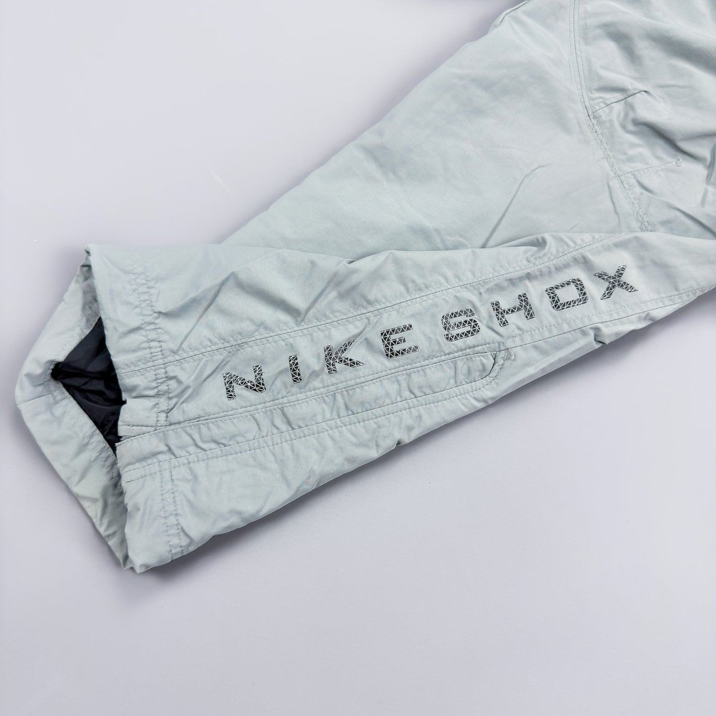 Nike Early 2000's Shox Joggers - Grey / Black - Size: Large