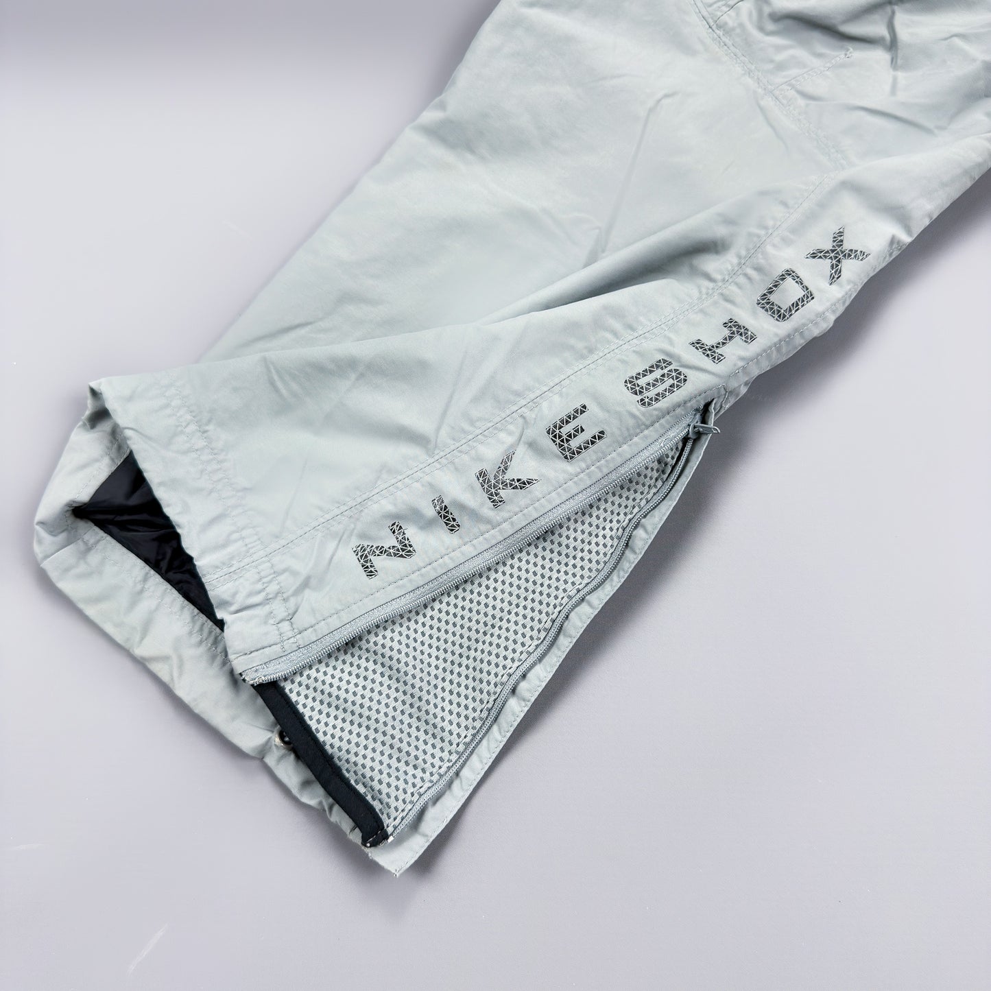 Nike Early 2000's Shox Joggers - Grey / Black - Size: Large