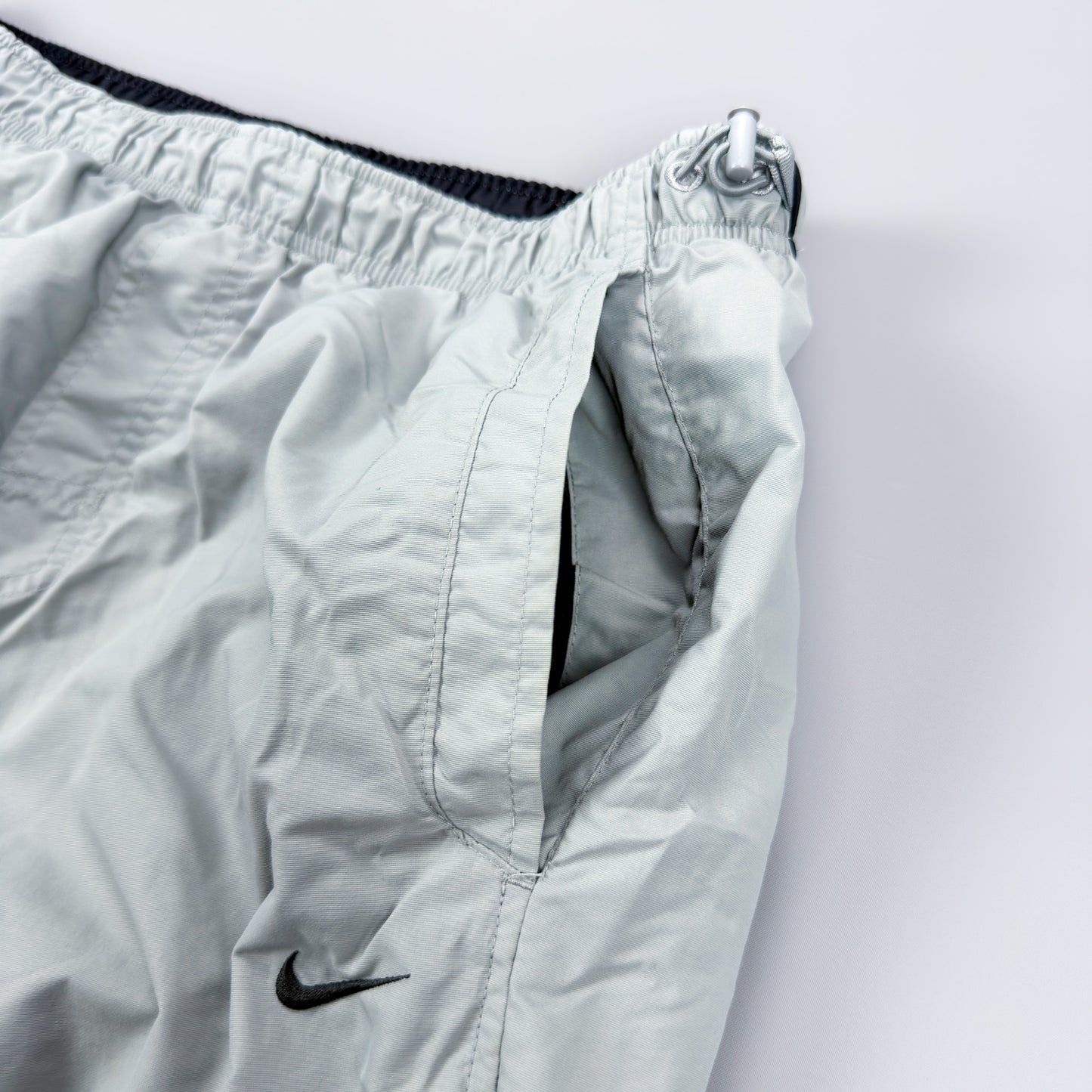 Nike Early 2000's Shox Joggers - Grey / Black - Size: Large