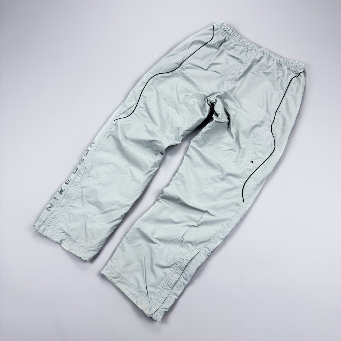 Nike Early 2000's Shox Joggers - Grey / Black - Size: Large