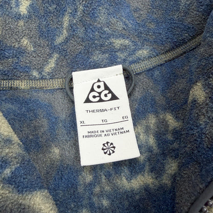 FW2020 Nike ACG Wolf Tree 1/4 Zip Quarter Zip Camo Fleece - Size: Womens, Medium