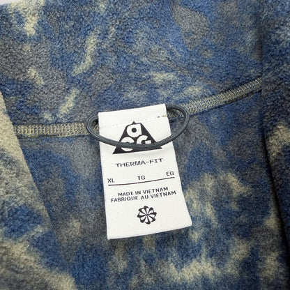 FW2020 Nike ACG Wolf Tree 1/4 Zip Quarter Zip Camo Fleece - Size: Womens, Medium