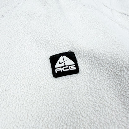 FW2008 Nike ACG Fleece Sweatshirt - White / Off-white - Size: Large