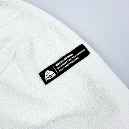 FW2008 Nike ACG Fleece Sweatshirt - White / Off-white - Size: Large