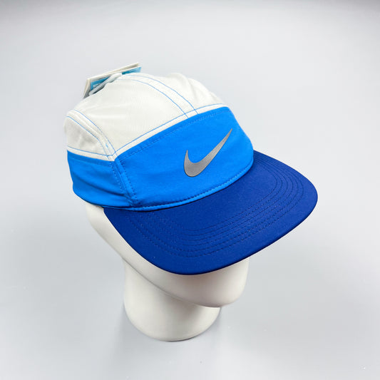 Nike AW84 Dri-fit Zip Reflective Cap  - Blue / White