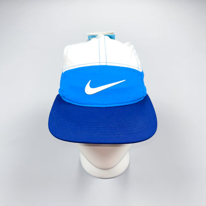 Nike AW84 Dri-fit Zip Reflective Cap  - Blue / White