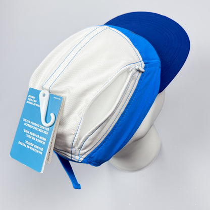Nike AW84 Dri-fit Zip Reflective Cap  - Blue / White