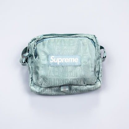Supreme Spellout Box Logo Shoulder / Side Cordura Bag 'Ice'