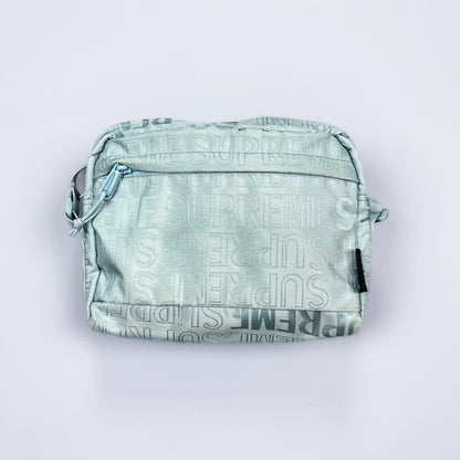 Supreme Spellout Box Logo Shoulder / Side Cordura Bag 'Ice'