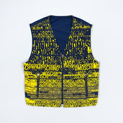 Moschino Jeans 'Crazy' Print Waistcoat - Size: Medium