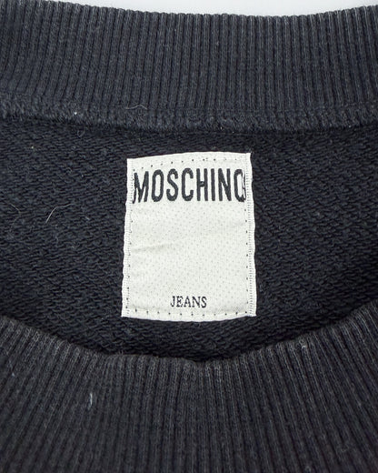 Moschino Jeans Typographic Colour Block Sweatshirt - Size: Small