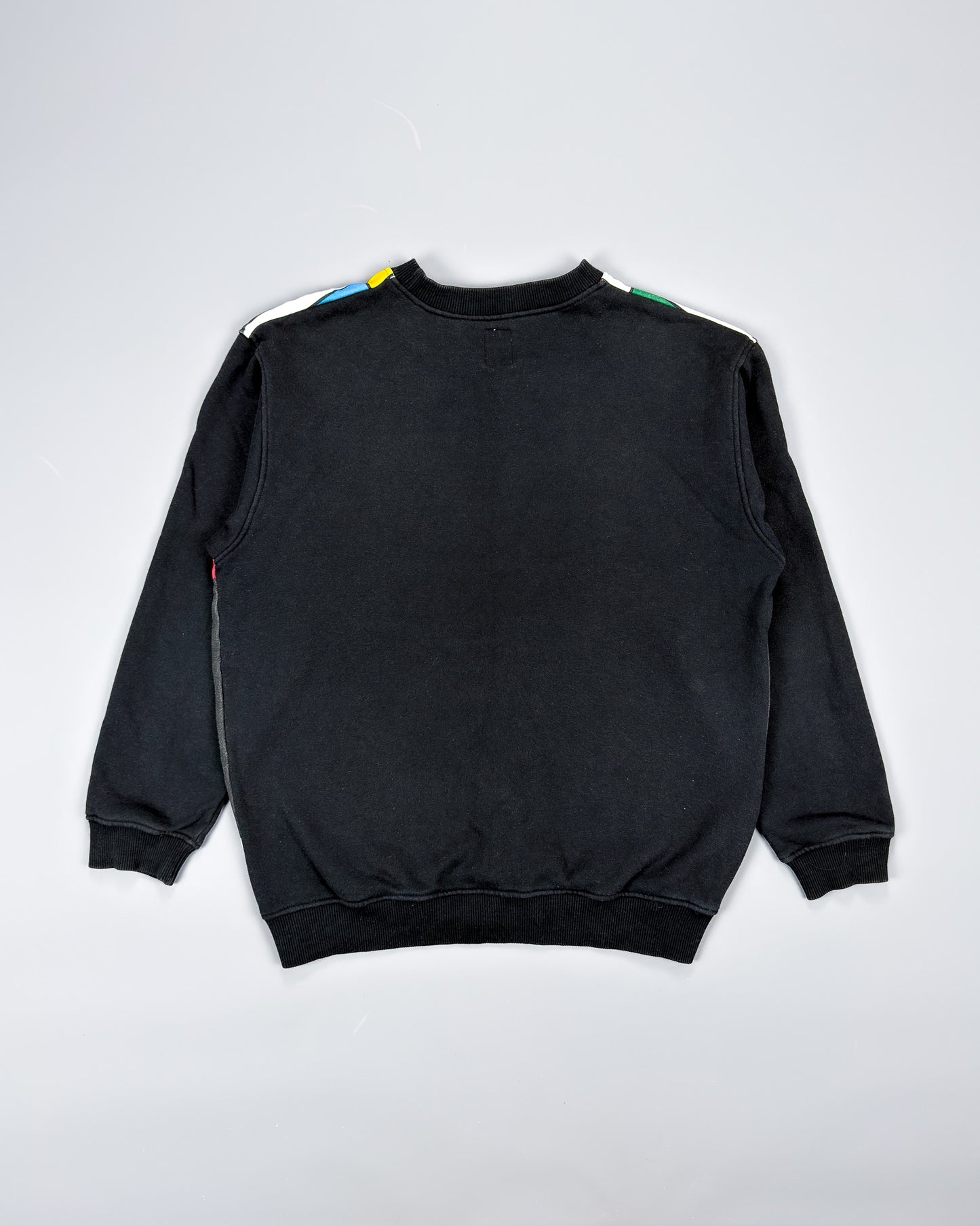 Moschino Jeans Typographic Colour Block Sweatshirt - Size: Small