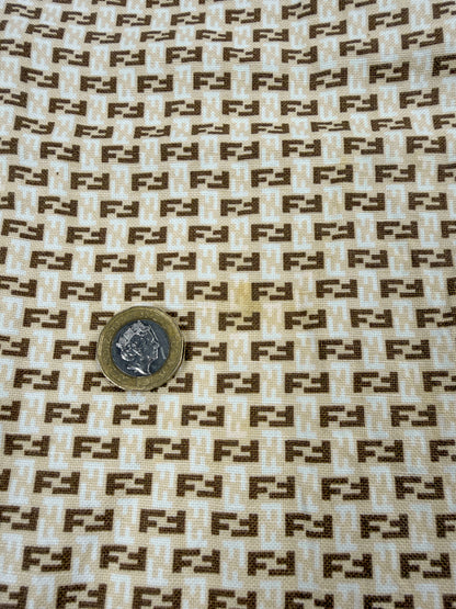 FENDI Zucca Monogram Jeans Roma Amor - Size: 27" Waist