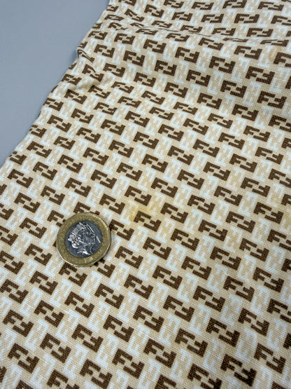 FENDI Zucca Monogram Jeans Roma Amor - Size: 27" Waist