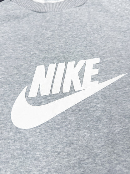 Nike Early 2000's Athletics Striped Fleece Sweatshirt - Size: Large