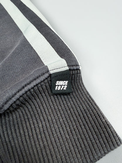 Nike Early 2000's Athletics Striped Fleece Sweatshirt - Size: Large